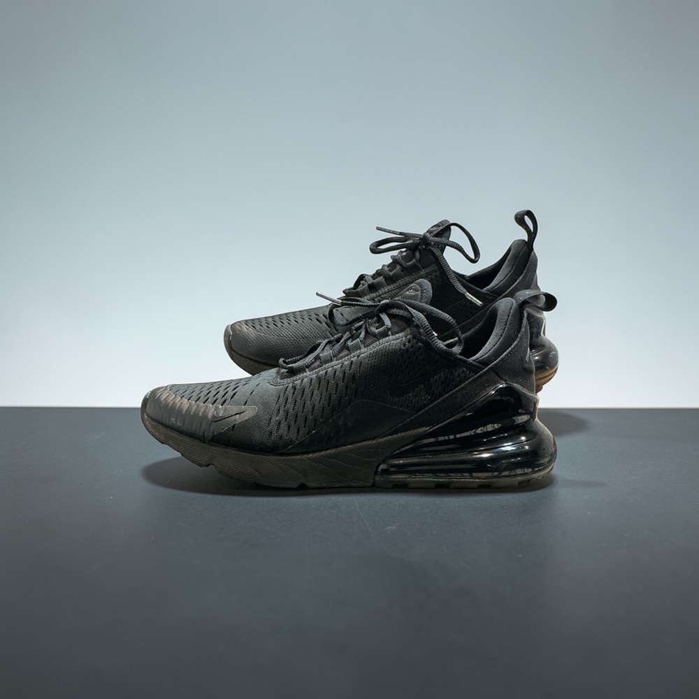 Nike Air Max 270 Triple Black Men’s Size 8.5 AH8050-005 Running Shoes